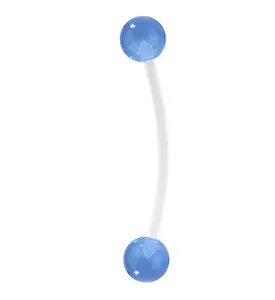 Blue Bioflex Glow in the Dark Barbell