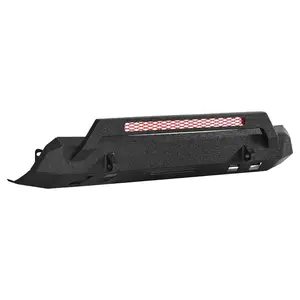 VEVOR Front Bumper Compatible with 2016-2023 Toyota Tacoma (Excluding Tacoma TRD/Tacoma TRD Sport), Pickup Truck Bumper with Winch Plate D-Ring Mounts, Heavy-Duty Steel Front Bumpers with E-Coating and Bull Bar