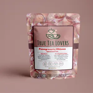 Pomegranate Hibiscus Loose Leaf Green Tea | 4oz Loose Leaf Tea | 50 - 65 servings | Hibiscus Tea Blend | Iced Tea Blend
