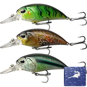 Lifelike Fishing Plugs For Bass Muskie Walleye  Slow Sinking Swimbaits Saltwater Freshwater Shallow Deep Diving Crank Hard Baits Lure Set With Reinforced Treble Hooks Pike Crappie