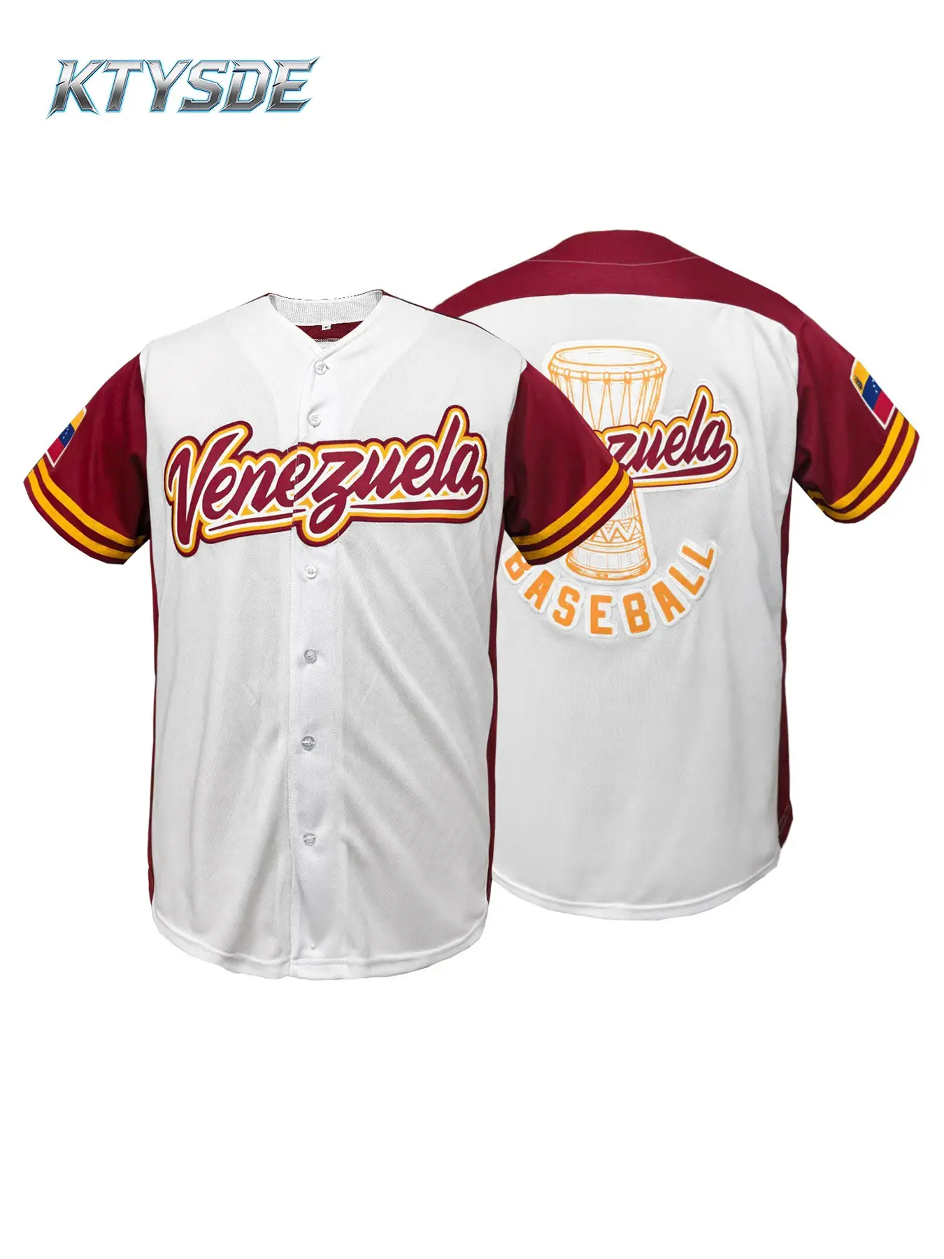 KTYSDE 2026 Venezuela Champion Cup Edition Baseball Jersey Unisex Embroidered