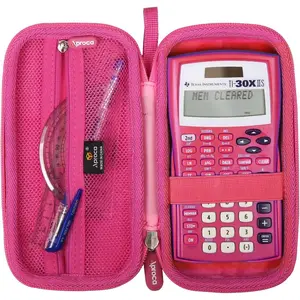 Pink Hard Storage Case for Texas Instruments TI-30XIIS / TI-30X IIS 2-Line Scientific Calculator (Case Only)