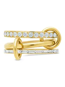 Thea CZ Linked Stacking Ring Set