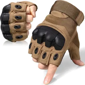 WTACTFUL Tactical Fingerless Gloves for Motorbike Motorcycle Cycling Climbing Hiking Hunting Gloves