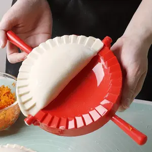 Magic Easy Red Dumpling Maker Press | Food-Safe Plastic Dumpling Mold for Home Use Kitchen Utensils
