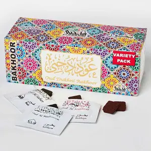 Oud Bakhoor Variety box, gift set, aromatherapy, luxurious 30 pcs, 10 fragrances Floral Incense