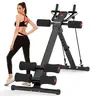 RELIFESPORTS Foldable Ab Machine - Unisex Solid Steel Workout Equipment, Indoor Fitness Gear, Muscle Exercise Equipment, Adjustable Frame, LCD Real-Time Display, Resistance Bands, Silent Smooth Operation, Portable Exercise Gear for Home Use,outdoorfun