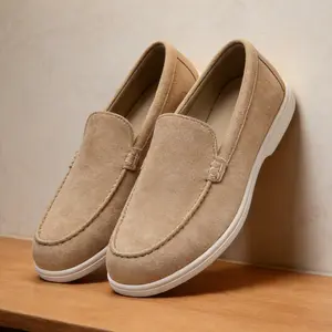 Men Casual Shoes Classic Luxury Loafers for Men Faux Suede Soft Slip On Walking Shoes Comfort Dress Shoes Business Casual Sneakers