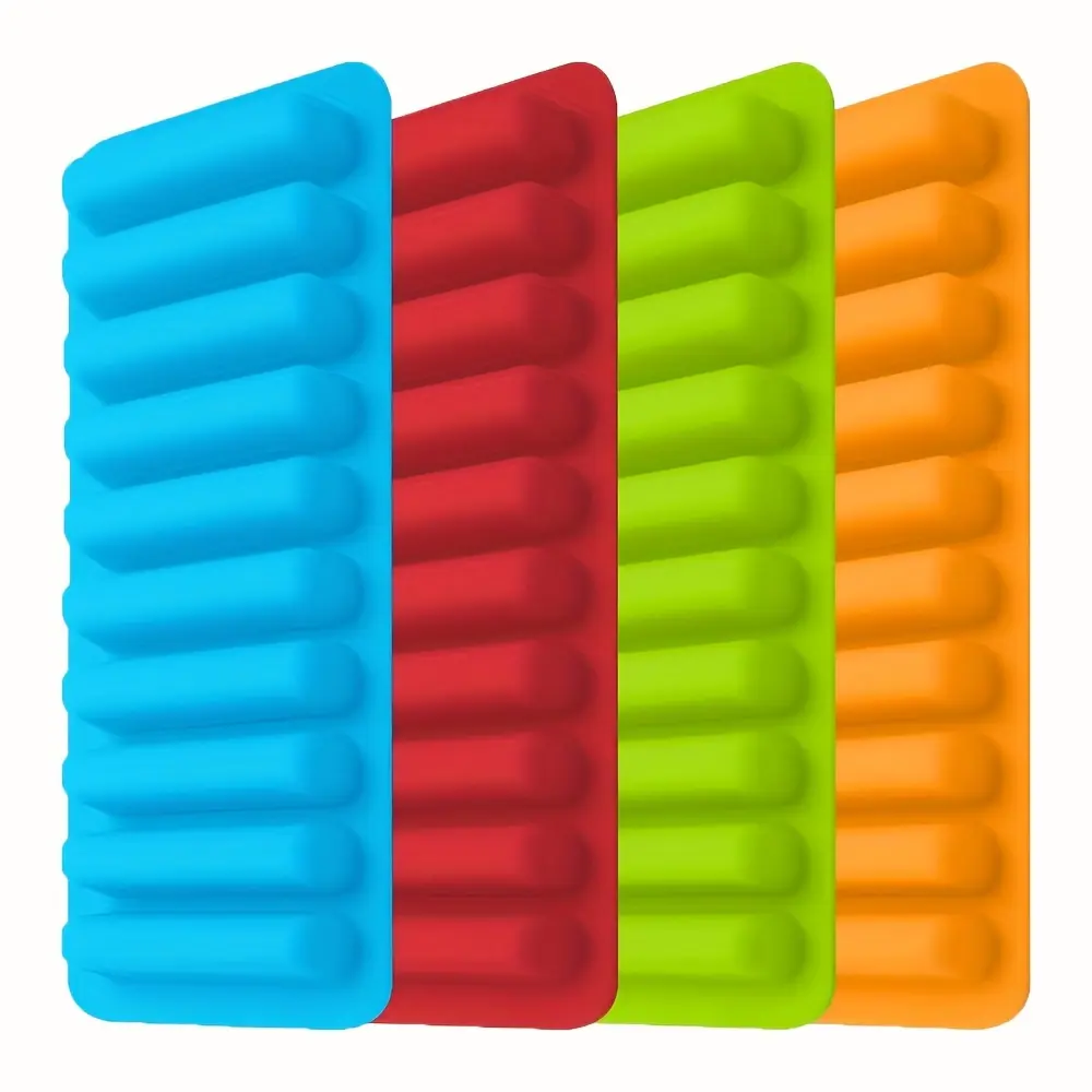 Perfect Ice Bar Tray Mold Ice Cube Mold for Sports Water Bottles & Soda Cans, Compact Silicone Ice Moulds for Parties, Home Use & Christmas Gifts, Ice Molds