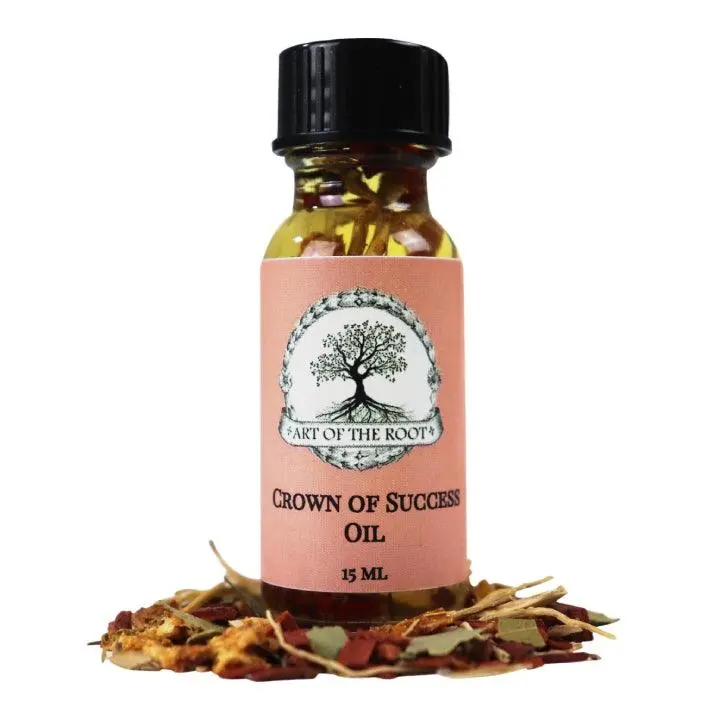 Crown of Success Oil for Prosperity Essential Oils & Herbs Infused Blend | Art Of The Root