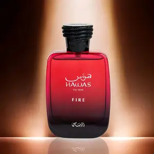 Hawas Fire Eau De Parfum | Long Lasting Fragrance Perfum | For Men,Indulge In A Luxurious Perfume Men That Captures Masculine Elegance And Strength(100ml, 3.4 oz)