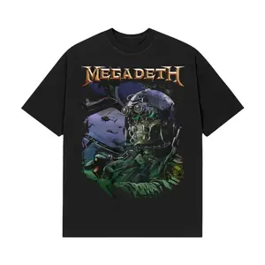 Megadeth Military Skull T-Shirt – Heavy Metal Graphic Tee, Thrash Band Shirt, Vintage Rock Concert Fan Top