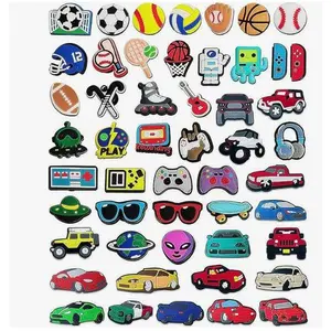 50 100 count Pack Shoe Decorations Charms for Boys Girls Women Teens Kids Clog Accessories Pins Fit for Garden Sandals Wristband Bracelet