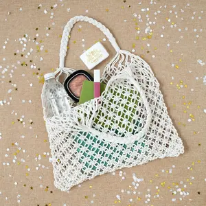 15 3/4" x 20 3/4" Large Macrame Handbag