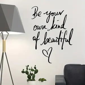 Creative Heart Pattern Decorative Wall Sticker, Waterproof Self-Adhesive Removable PVC Decal, Home Decor Gift for Living Room Bedroom