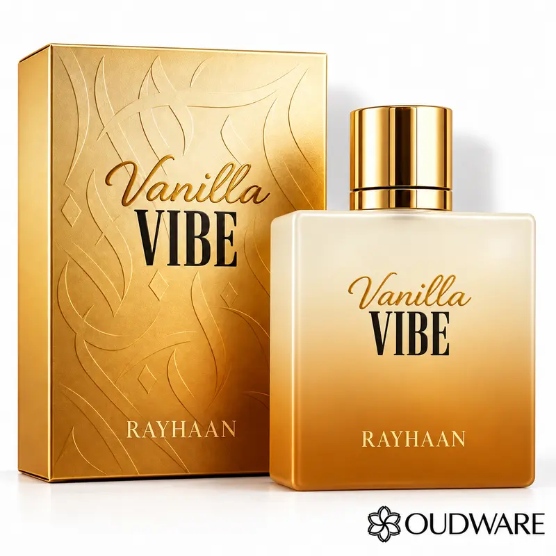 Rayhaan Vanilla Vibe Eau de Parfum 100 mL (3.4 fl oz) | Warm Vanilla, Amber & Woody Unisex Fragrance