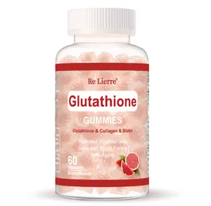 Glutathione Supplement Collagen Gummies: L-Glutamine Contains Marine Collagen Vitamins C, E, D&B12 Glutathione Gummies 2500mg for Anti-Aging Formula and Strengthen Bones Hyaluronic Acid