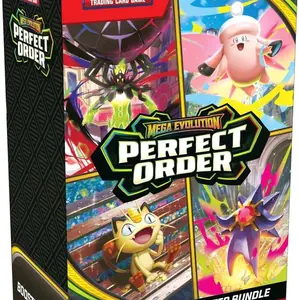 Pokémon Mega Evolution Perfect Order Trading Card Game Booster Bundle - Officially Licensed Product