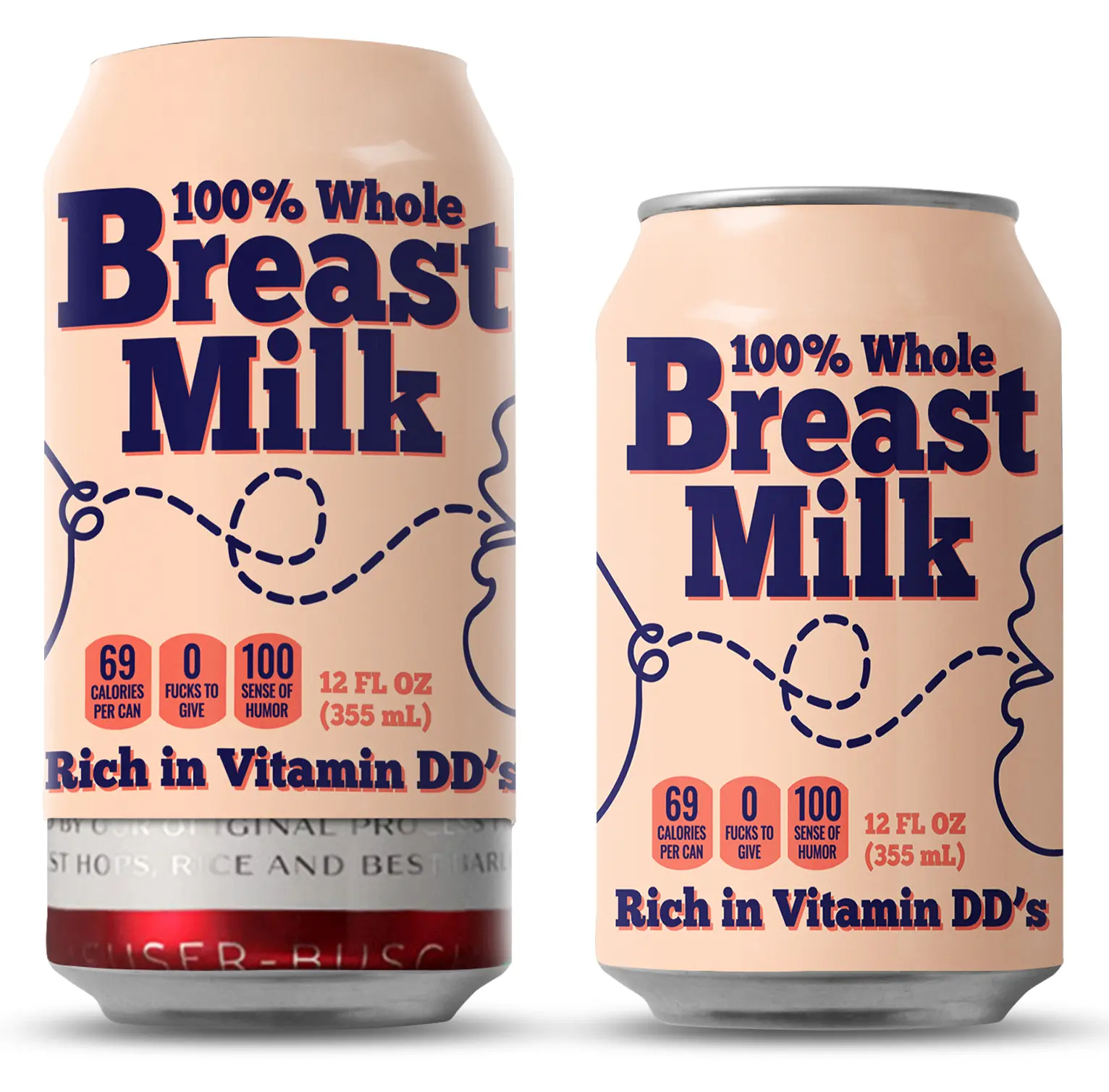 Milk Beersy Silicone Can Cover Sleeve