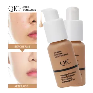Moisturizing liquid foundation, full coverage, lightweight, natural makeup effect, 16-hour wear, evens skin tone, corrects dullness, controls oil, suitable for gifting, ideal for oily and combination skin.