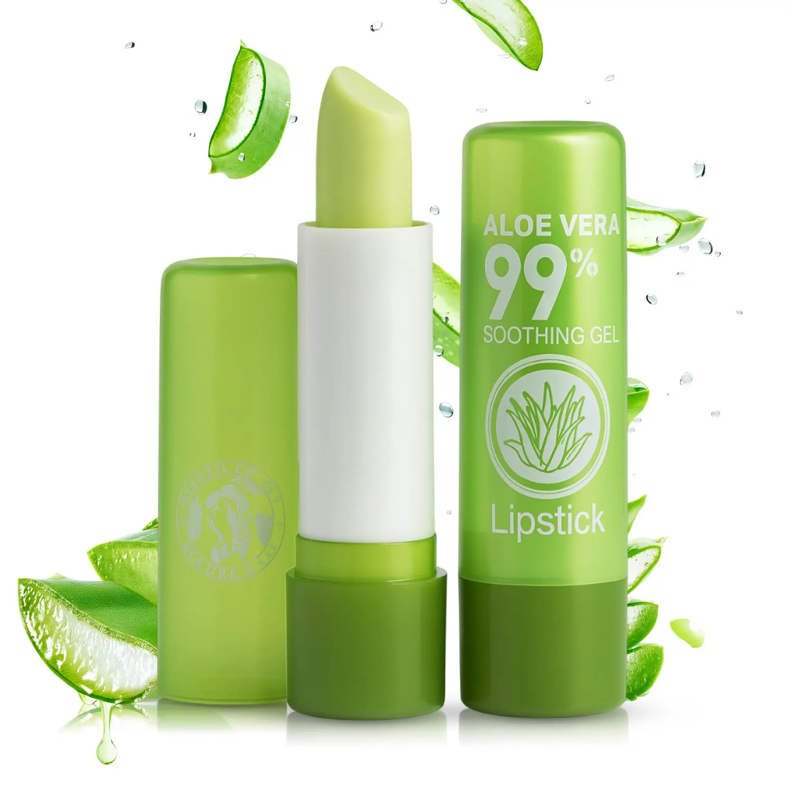 Aloe Vera 99% Soothing Lip Balm Natural Hydrating Moisturizer with Jojoba  Oil Olive Oil & Beeswax for Dry Cracked Lips Repair & Nourishing Care -  TikTok Shop