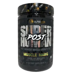 Alpha Lion Super Human Post 25 Servings Muscle Marg Flavor Healthcare Supplement