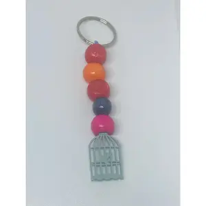 Bird Cage Keychain