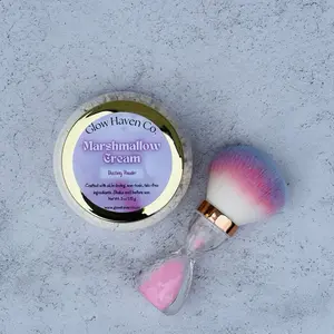 Glow Haven Co. Marshmallow Cream Dusting Powder - Talc Free, Skin Loving, Non Toxic Ingredients, 3 oz Jar Cosmetic Fluffy