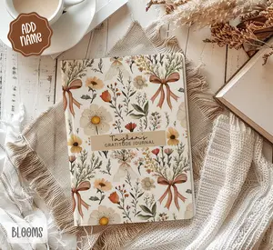 Personalized Gratitude Journal, Gift For Her