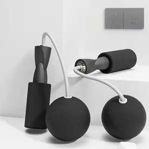 Wireless Weighted Jump Rope Set, Silent Anti-Tangle Design, Ergonomic Foam Grip, Home Fitness & Low Noise Aerobic Training Equipment