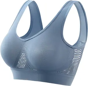 New Large Size Air Bra Breathable and Comfortable Mesh Sports Bra for Women
