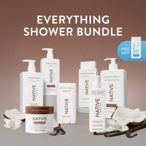 NATIVE Everything Shower Bundle – Complete Shower & Body Care Routine (7‑Piece Set)