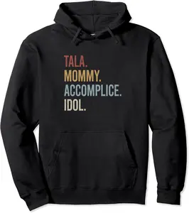 Tala Mommy Accomplice Idol Retro Style Vintage Pullover Hoodie - 91B09GNWV8ZF