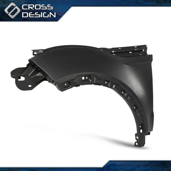 CROSSDESIGN Factory Direct Front Left Fender Panel, Compatible with 2012-2018 Land Rover Evoque, Replaces LR027590, LR066935