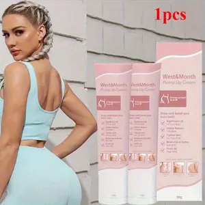 A Two-piece Buttock Cream, Rich in Vitamin E, Designed To Plump Smooth Skin, Strengthen The Buttocks and Highlight The Body Curve, Perfect for Women's Natural Buttocks and Skin Care