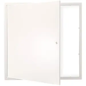 VEVOR Access Panel for Drywall Ceiling, 16x 16 Inch Plumbing Access Panels, Reinforced Access Door, Heavy - Duty Steel Wall Hole Cover, Easy Install Removable Hinged Panel for Wiring Cables, SilverVEVOR Super Brand Day