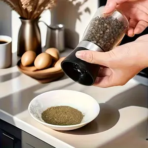 Manual Stainless Steel Grinder Kitchen Household Sichuan Pepper And Black Pepper Powder Ceramic Core Grinder