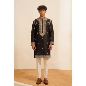 Black amavas kurta and pant