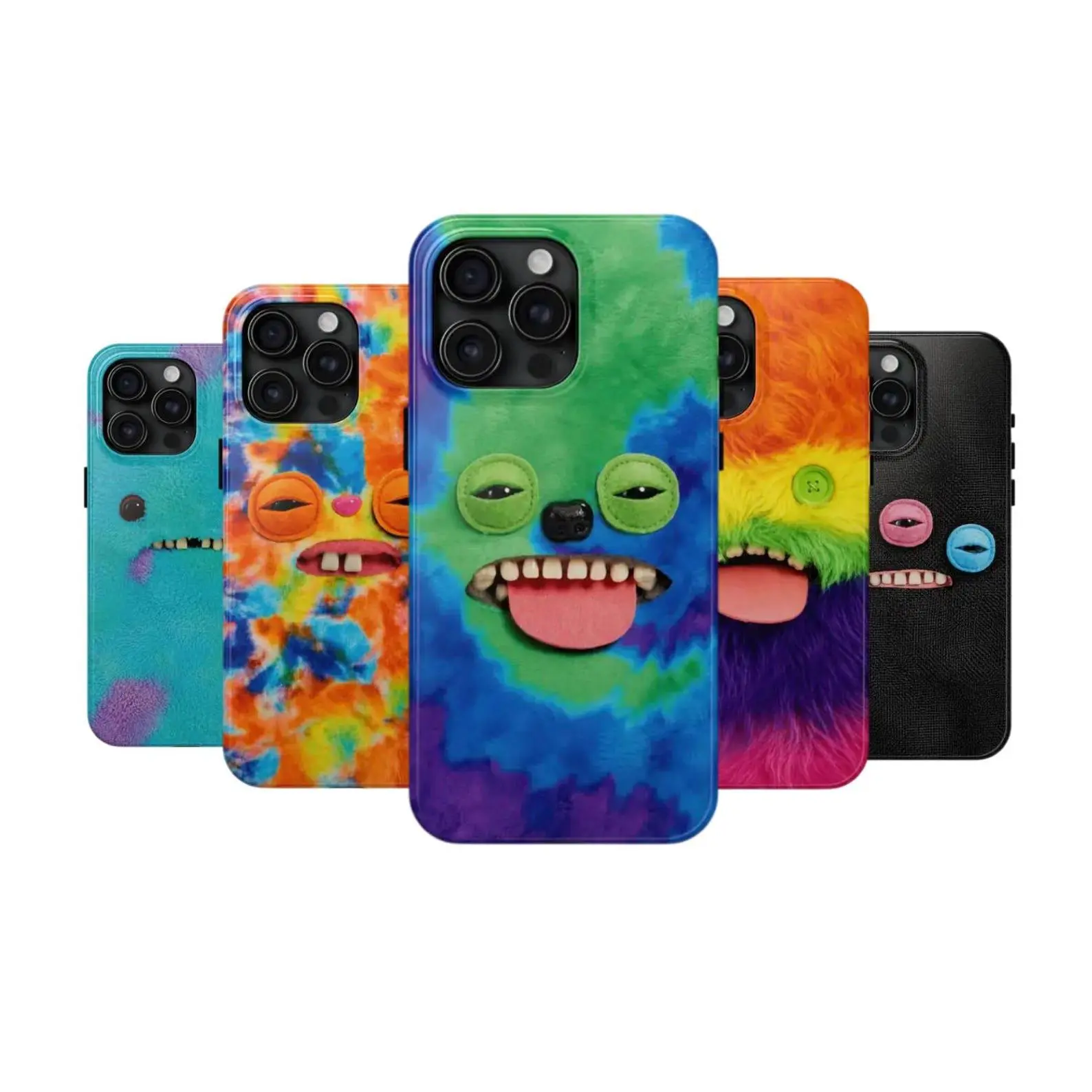 Funny Fuggler Ugly Monster Face Cellphone Case - Preppy Cute Quirky Plush Creature Aesthetic iPhone Cover, Weird Core, Creepy Cute Phone Protection Accessory, Gift Option