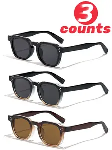 Unisex Vintage Trendy Polarized Sunglasses, Retro Outdoor Sports Sunglasses, Fashionable Sunglasses for Men & Women for Everyday Use