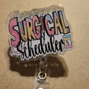 surgical scheduler badge reel