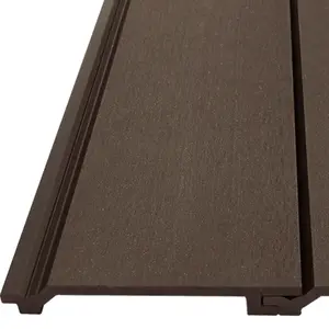 Coffee Exterior Shiplap Siding Boards Modern Outdoor Wall Panel Cladding & Waterproof Architectural Siding for Contemporary Home Facades