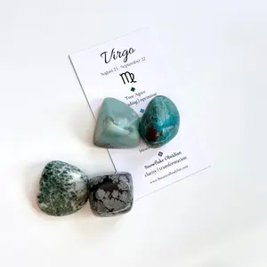 Virgo Crystal Tumble Set - Zodiac Crystal Set
