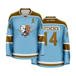 Sudbury Blueberry Bulldogs Home Hockey Jersey, Gift for Sports Lovers - HITCH