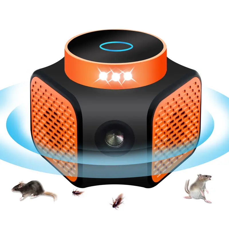 360° Rodent Repellent Ultrasonic Pest Repeller, KALLODEAR 4 Modes Mouse Repellent, Mice Repellent Plug-ins, Rodent Squirrels Repellent Indoor Ultrasonic Pest Repeller Mouse Deterrent Rat Control for Home garege