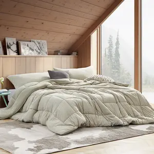 Sweater Weather Yoga - Coma Inducer Oversized Comforter - Snowy Moss-Gray