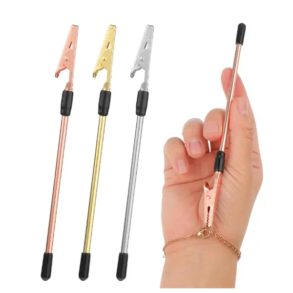 Bracelet Helper Tool, 3-Piece Stainless Steel Clip-on Fastener, Unisex Self-Wear Aid for Easy Bracelet Wearing and Daily Use