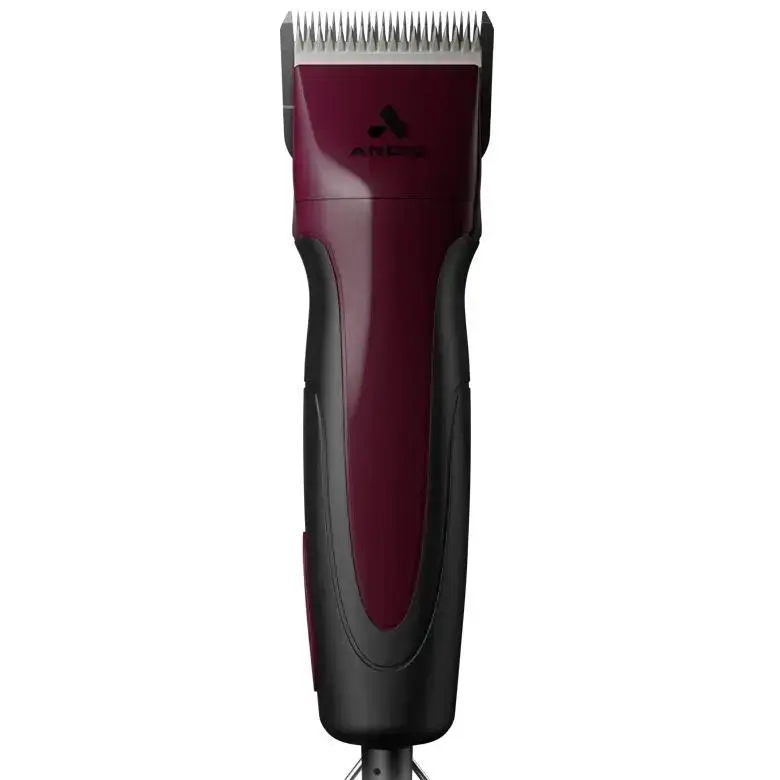 Burgundy Pet Grooming Clipper for Dogs & Cats, 5-Speed, Adjustable, Detachable Blade, Smooth Cutting Performance