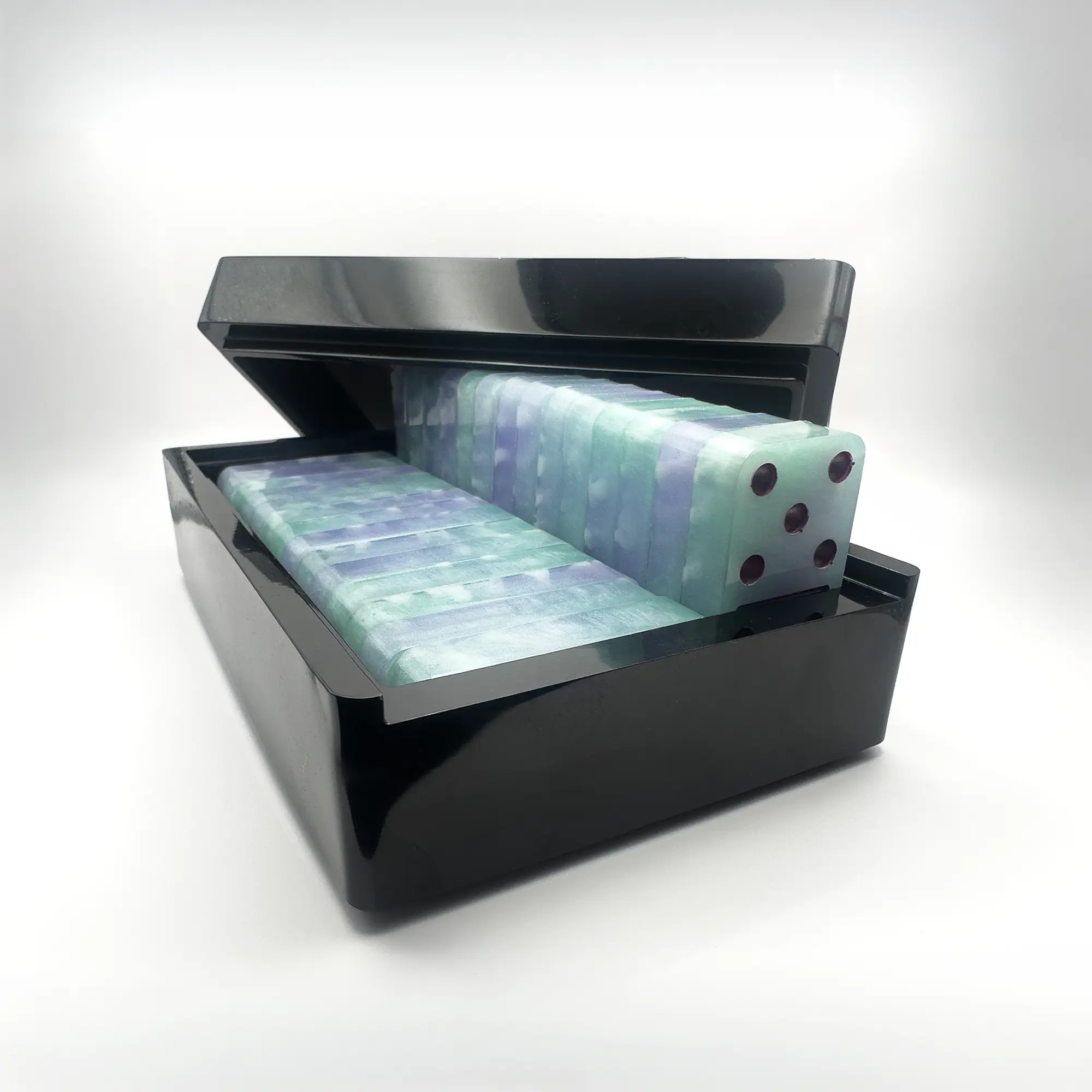 Chalcedony Clouds Domino Set with Millennium Vault | Ambient Cast Session Series