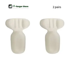 2 Pairs Anti-Slip Heel Liners | Heel Grip Pads for Men & Women, Shoe Heel Protectors